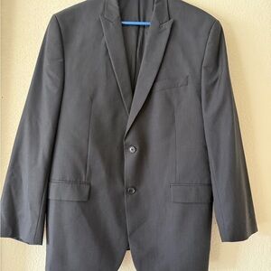 Calvin Klein Charcoal Pinstripe Blazer